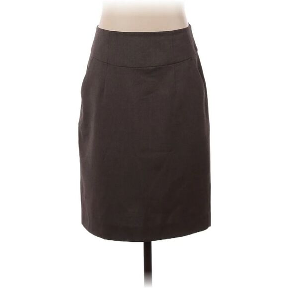 Banana Republic Gray Pencil Skirt Size 2  10 0329 - Picture 1 of 10